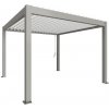 Oceľová pergola 3,5 x 3,5 kr.sivá-metalíza/biela Oceľová pergola 3,5 x 3,5 kr.sivá-metalíza/biela