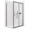 CERANO - Sprchovací kút Orlano L/P - 5 mm - čierna matná, transparentné sklo - 100x90x195 cm - posuvný CERANO - Sprchovací kút Orlano L/P - 5 mm - čierna matná, transparentné sklo - 100x90x195 cm - posuvný