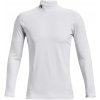 Pánske funkčné tričko s dlhým rukávom Under Armour CG ARMOUR FITTED MOCK biele 1366066-100 - L Pánske funkčné tričko s dlhým rukávom Under Armour CG ARMOUR FITTED MOCK biele 1366066-100 - L