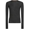 Pánske funkčné tričko s dlhým rukávom Icebreaker Mens Merino 75 Cool-Lite Featherlight LS Crewe čierna XL Pánske funkčné tričko s dlhým rukávom Icebreaker Mens Merino 75 Cool-Lite Featherlight LS Crewe čierna XL