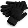 Beechfield Pletené rukavice B387 black marl