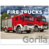 NOTIQUE Nástenný Hasičské vozidlá 48 x 33 cm 2026 NOTIQUE Nástenný Hasičské vozidlá 48 x 33 cm 2026