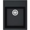 Jednokomorový drez Franke Sirius, kremenný, čierny Jednokomorový drez Franke Sirius, kremenný, čierny