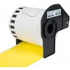 PRINTLINE kompatibilné etikety s Brother DK-22606, žltá filmová rolka 62 x 15,24m 100% novy kompatibil PRINTLINE kompatibilné etikety s Brother DK-22606, žltá filmová rolka 62 x 15,24m 100% novy kompatibil
