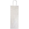 Harmanec K Papierová taška na víno 140x80x390 mm strieborná krútené ušká vo farbe Harmanec K Papierová taška na víno 140x80x390 mm strieborná krútené ušká vo farbe