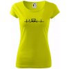 Mýval EKG - Dámske tričko Pure - S ( Limetková ) Mýval EKG - Dámske tričko Pure - S ( Limetková )