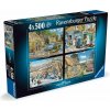 Puzzle Ravensburger 4x500 dielikov Happy Days č. 9: Život na dedine Puzzle Ravensburger 4x500 dielikov Happy Days č. 9: Život na dedine