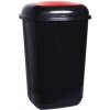 Plastový odpadkový kôš QUATRO s červeným vekom, 12 l Plastový odpadkový kôš QUATRO s červeným vekom, 12 l