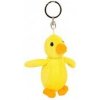 Prívesok na kľúče Teddies Kačička/Kačna plyš/kov 4x8cm Prívesok na kľúče Teddies Kačička/Kačna plyš/kov 4x8cm