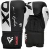 RDX F4 Boxing Sparringové rukavice Hook & Loop WHITE/BLACK - 10oz RDX F4 Boxing Sparringové rukavice Hook & Loop WHITE/BLACK - 10oz