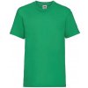 Tričko detské Fruit of the Loom Kids Valueweight T - zelené, 140 Tričko detské Fruit of the Loom Kids Valueweight T - zelené, 140