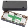 Spojovací box UTP Cat6 narážecí, černá Spojovací box UTP Cat6 narážecí, černá