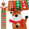 FILCOVÝ ADVENTNÝ KALENDÁR NA DOPLNENIE SVIATKU, ZÁVESNÝ Z PLSTI FILCOVÝ ADVENTNÝ KALENDÁR NA DOPLNENIE SVIATKU, ZÁVESNÝ Z PLSTI
