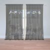 Sablio Záclony Seriál Přátelé FRIENDS Obrysy: 2ks 150x250cm Sablio Záclony Seriál Přátelé FRIENDS Obrysy: 2ks 150x250cm