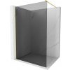 MEXEN/S - Kioto Sprchová zástena WALK-IN 110 x 200, grafit 8 mm, zlatá kartáčovaná 800-110-101-55-40 MEXEN/S - Kioto Sprchová zástena WALK-IN 110 x 200, grafit 8 mm, zlatá kartáčovaná 800-110-101-55-40