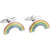Bubibubi manžetové gombíky dúha