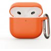 Enem Jednofarebný obal na Airpods 4 - Orange IRAIR4-007 Enem Jednofarebný obal na Airpods 4 - Orange IRAIR4-007
