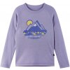 Detské tričko s dlhým rukávom Reima Viisas fialová 134 Detské tričko s dlhým rukávom Reima Viisas fialová 134