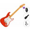 Fender Squier Classic Vibe 50s Stratocaster MN SET Fiesta Red Elektrická gitara Fender Squier Classic Vibe 50s Stratocaster MN SET Fiesta Red Elektrická gitara
