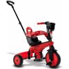 Smart Trike s košíkom na fľašku Breeze S Red 3v1 s tlmičom a voľnobehom červená