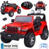 Elektrické autíčko Jeep Wrangler Rubicon pre deti 12V – červená Elektrické autíčko Jeep Wrangler Rubicon pre deti 12V – červená