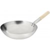 Vogue wok z mäkkej ocele s okrúhlym dnom 356mm Vogue wok z mäkkej ocele s okrúhlym dnom 356mm