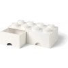 LEGO® úložný box so šuplíkmi 250x500x180mm biely LEGO® úložný box so šuplíkmi 250x500x180mm biely