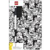 LEGO Stationery Zápisník A5 s čiernym perom - Minifigure Brick LEGO Stationery Zápisník A5 s čiernym perom - Minifigure Brick