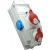 Zásuvková rozvodnica ROS 5/x-15 16A+32A/400V/5P + 2x230V, s možnosťou istenia, IP54 - 10005775.00 Zásuvková rozvodnica ROS 5/x-15 16A+32A/400V/5P + 2x230V, s možnosťou istenia, IP54 - 10005775.00