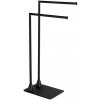 Wenko | WENKO 23711100 - Stojan na uteráky HELLA 41 x 79 cm čierny | WE0075 Wenko | WENKO 23711100 - Stojan na uteráky HELLA 41 x 79 cm čierny | WE0075