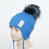Čiapka zimná RADA Kasper rebro modrá