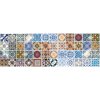 Samolepiace kuchynské zásteny v štýle lisabonských keramických kachličiek, KU-244, v. 60 x d. 180 cm Samolepiace kuchynské zásteny v štýle lisabonských keramických kachličiek, KU-244, v. 60 x d. 180 cm