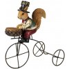 Clayre & Eef Dekorácie veverica na bicykli - 21*11*23 cm - Clayre & Eef Clayre & Eef Dekorácie veverica na bicykli - 21*11*23 cm - Clayre & Eef