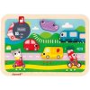 Janod Drevené vkladacie puzzle pre najmenších Dopravné prostriedky Chunky Janod Drevené vkladacie puzzle pre najmenších Dopravné prostriedky Chunky