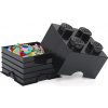 LEGO® úložný box 4 25 x 25 x 18 cm čierna