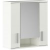 Tempo Kondela Závesná skrinka so zrkadlom, matná biela, LESSY NEW 01 Tempo Kondela Závesná skrinka so zrkadlom, matná biela, LESSY NEW 01