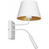 Luminex Nástenná lampa ARDEN 1xE27/60W+1xG9/8W/230V biela/zlatá LU3456 + záruka 3 roky zadarmo + záruka 3 roky zadarmo Luminex Nástenná lampa ARDEN 1xE27/60W+1xG9/8W/230V biela/zlatá LU3456 + záruka 3 roky zadarmo + záruka 3 roky zadarmo
