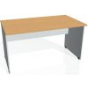 Hobis Pracovný stôl Gate, 140x75,5x80 cm, buk/sivý Hobis Pracovný stôl Gate, 140x75,5x80 cm, buk/sivý