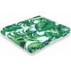 Prehoz Spod Igły i Nitki polyester 240 cm x 260 cm biela, odtiene zelenej