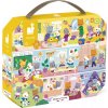 Puzzle - Janod Janod Puzzle v kufríku Môj deň Mačky 24 ks Puzzle - Janod Janod Puzzle v kufríku Môj deň Mačky 24 ks