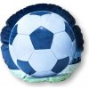 Detexpol Tvarovaný mikroplyšový vankúš Futbalová lopta Polyester priemer 33cm