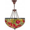 Luster Tiffany Ø50 POPPY 3*E27 Luster Tiffany Ø50 POPPY 3*E27