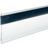 Lišty na cenovky, cenovková lišta magnetická, 40 x 2000 mm, priehľadná Lišty na cenovky, cenovková lišta magnetická, 40 x 2000 mm, priehľadná