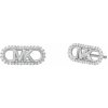 Michael Kors Štýlové strieborné náušnice so zirkónmi MKC1657CZ040 Michael Kors Štýlové strieborné náušnice so zirkónmi MKC1657CZ040