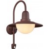 Trio 207269124 vonkajšie nástenné svietidlo s pohybovým čidlom Norman 1x40W | E27 | IP44 - hnedá Trio 207269124 vonkajšie nástenné svietidlo s pohybovým čidlom Norman 1x40W | E27 | IP44 - hnedá