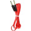 Kábel Cable Aux Jack 3,5 mm (Male) to Jack 3,5 mm (Male) Flat 1 M Red Kábel Cable Aux Jack 3,5 mm (Male) to Jack 3,5 mm (Male) Flat 1 M Red