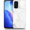 Picasee silikónový čierny obal pre OPPO Reno 5 5G - White tile Picasee silikónový čierny obal pre OPPO Reno 5 5G - White tile