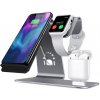 Bestand 3v1 nabíjací stojan pre Apple Watch / AirPods a rýchle bezdrôtové nabíjanie iPhone – sivý - možnosť vrátiť tovar ZADARMO do 30tich dní Bestand 3v1 nabíjací stojan pre Apple Watch / AirPods a rýchle bezdrôtové nabíjanie iPhone – sivý - možnosť vrátiť tovar ZADARMO do 30tich dní