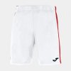 MAXI SHORT futbalové šortky biela červená M MAXI SHORT futbalové šortky biela červená M