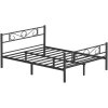 VASAGLE Kovový rám postele čierny 160 x 200 cm VASAGLE Kovový rám postele čierny 160 x 200 cm